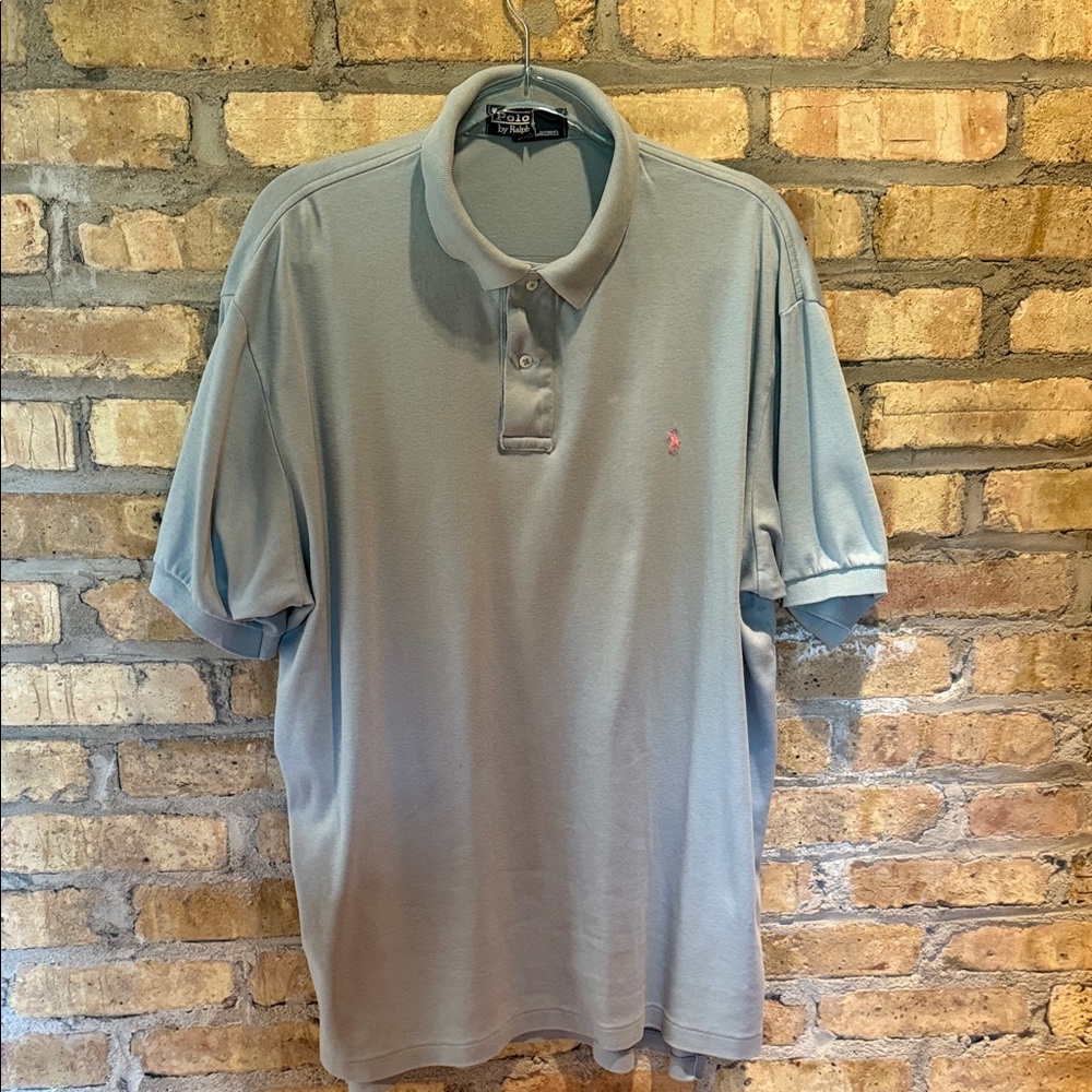 Polo by Ralph Lauren Men's mint green Polo Shirt M short sleeve 100% cotton